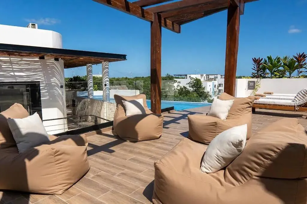 Lägenhet Spacious Penthouse With Pool Tulum