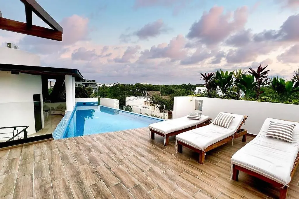 טולום Spacious Penthouse With Pool דירה